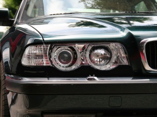 BMW 7꡼ ѥѡ E38 -98y PROJECTOR XENON ANGEL RING CHROME 奤᡼